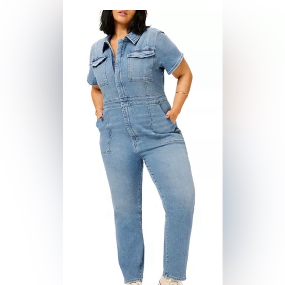 Good American Pants - NWOT….. Good American Fit For Success Jumpsuit size XL